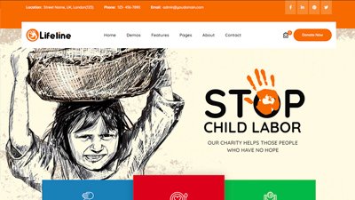  NGO Website Design Amritsar | Design#871
     