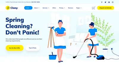  Cleaning Service Website Design Amritsar | Design#879
     