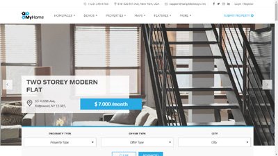  Real Estate Website Design Amritsar | Design#112
     
