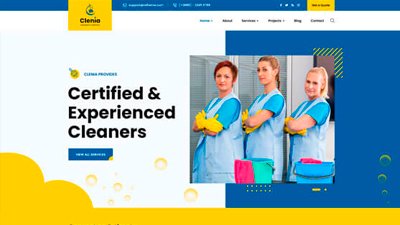  Cleaning Service Website Design Amritsar | Design#881
     