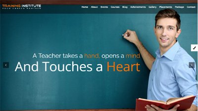  Training Institutes Website Design Amritsar | Design#467
     