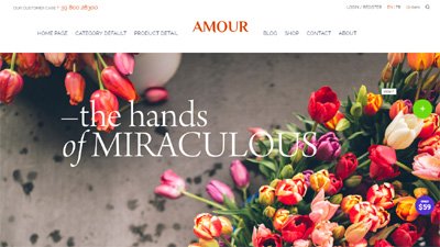  Flowers Website Design Amritsar | Design#658
     