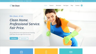  Cleaning Service Website Design Amritsar | Design#878
     