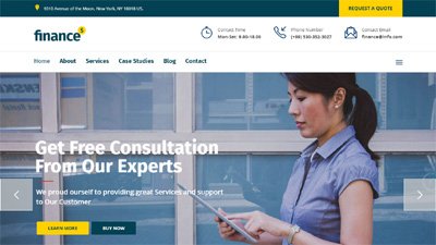  Financial Website Design Amritsar | Design#220
     